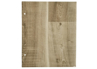 Aluminium décoratif de meubles de PVC 3D pour la membrane pressant la finition de grain en bois