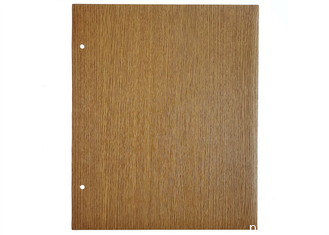 Couleur faite sur commande de grain en bois de largeur du petit pain 1260mm d'aluminium de meubles de PVC