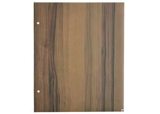 Aluminium décoratif de PVC de couleur de Teakwood pour la stratification de vinyle de meubles