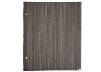 Grey Wood Color Pvc Decorative déjouent le petit pain 0.50mm pour le capot supérieur de Tableau de bureau
