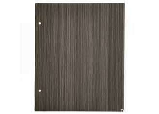 Balayez le petit pain décoratif d'aluminium de PVC de couleur de chêne tinctorial pour le capot supérieur de Tableau