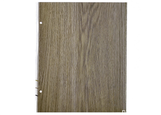 Aluminium auto-adhésif de meubles de PVC de chêne de Moka avec la décoration en bois de surface d'effet