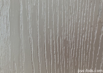 Film de PVC de relief par 1400mm de la couleur 1260mm de perle pour le décor à la maison intérieur