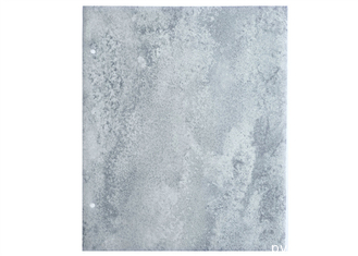 L'aluminium gris de membrane de PVC d'effet de marbre ressemble à la résistance thermique en pierre naturelle