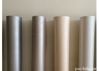 Feuille de meubles en PVC gaufrée non adhésive ROHS étanche à l'humidité