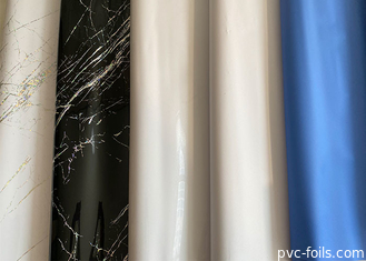 Hauts rouleaux brillants d'aluminium de meubles de PVC de 0.18mm pour la décoration extérieure intérieure