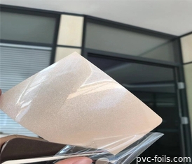 film à haute brillance de PVC de 1400mm pour éraflure de décoration de porte de meubles l'anti