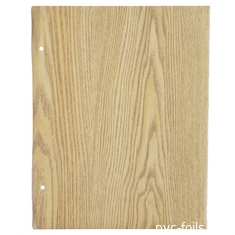 petit pain de film décoratif de PVC de modèle en bois de largeur de 60mm pour la stratification de forces de défense principale