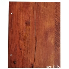 0.07 mm d'épaisseur en bois de motifs PVC film décoratif de surface plate rouleau d'emballage
