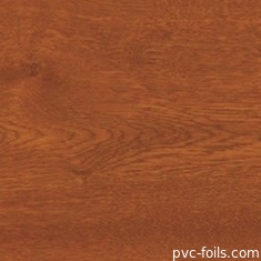 Film de couleurs de laminage en PVC en chêne doré pour l'enveloppe de profilés de fenêtre et de porte