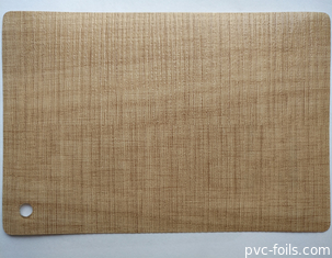 Finition en grain de bois en PVC en rouleau pour la décoration de portes de meubles