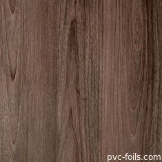 350 microns Ruloir de feuille de membrane en PVC à grains de bois pour portes MDF intérieures
