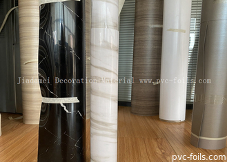 Ruloir de film de membrane en PVC de marbre blanc pour la décoration de table