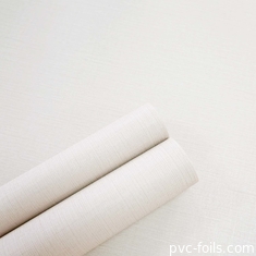 Fabric Embossed PVC Membrane Foil Roll Pour les portes en MDF, le pressage à la membrane