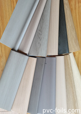 Film intérieur en PVC à grains de bois mate pour la décoration de la surface des meubles