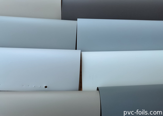 Film décoratif en PVC résistant au jaunissement pour profilés en WPC Épaisseur de film d'emballage 0,14 mm