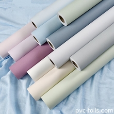 Film décoratif en PVC de couleur solide pour portes et armoires à membrane