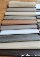 Impression numérique 3D Film décoratif en PVC en bois pour décoration de surface de meubles intérieurs