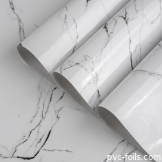 Film décoratif autoadhésif en PVC pour la décoration de comptoirs Options sur mesure en bois et en grains de marbre
