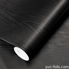 Impression numérique imperméable à l'eau Film décoratif en PVC en bois pour meubles et armoires
