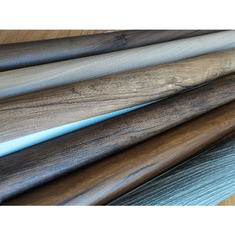 Folie de membrane en PVC en grain de bois 3D pour les finitions de surface des meubles et des portes