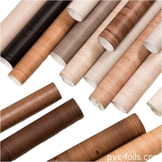 Facilité d'installation Film plastique pour décoration de surface de meubles Esthétique en bois réaliste incluse