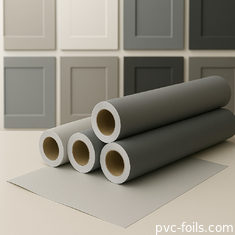 Film de stratification en PVC de couleur solide matte pour meubles et portes