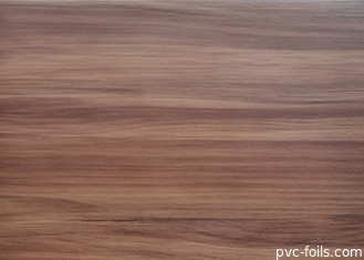 Film à haute brillance de stratifiés de PVC pour l'effet de relief par couverture en bois de meubles