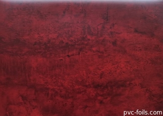 Déjouez la texture de grain de PVC Matte Decorative Furniture Film Wood
