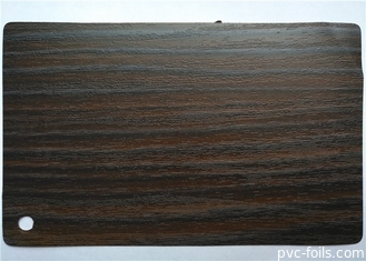 Fabricant en bois de petit pain de film de stratification de PVC de grain de noix 200m