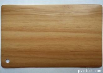 Film décoratif de grain de meubles en bois de PVC pour la stratification de panneau de porte