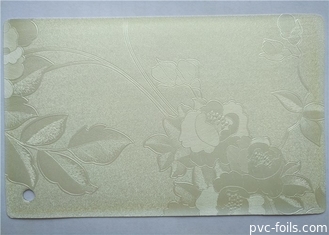 Film auto-adhésif intérieur de PVC de couleur blanche pour la décoration de cabine d'exposition