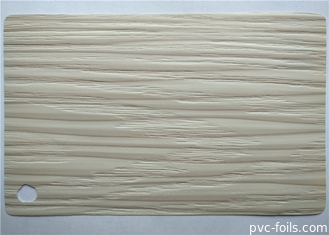 Aluminium de Matte Wood Grain Pvc Membrane pour profond d'intérieur de meubles de relief