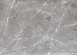 aluminium décoratif de PVC de 0.10mm pour couvrir la conception de marbre de meubles