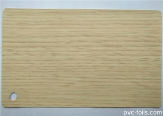 Aluminium de 0.5MM Matte Embossed Wood Grain Pvc pour la porte