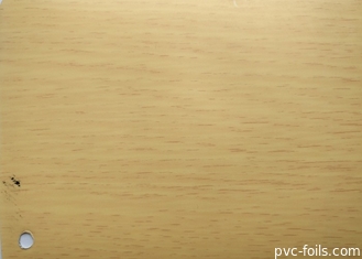 Aluminium en bois de membrane de PVC de couleur pour la décoration de surface de meubles