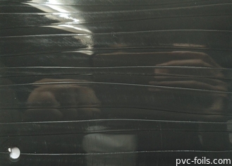 Aluminium de membrane de PVC de couleur solide pour des portes trois dimensions de relief