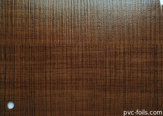 couleur décorative en bois de texture de tissu d'aluminium de PVC de largeur de 800mm