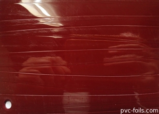 Aluminium de relief rouge de membrane de PVC 3D pour la décoration intérieure de meubles