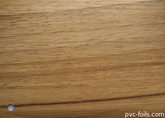 Papier décoratif auto-adhésif de grain de film en bois de vinyle pour le PVC d'aluminium de meubles