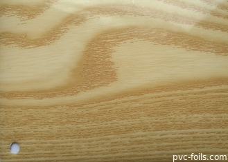 Film intérieur en bois fait sur commande de PVC de couleur 0.20mm pour la décoration de panneau de plafond de mur