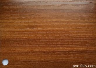 Film décoratif de PVC de grain en bois de 120 microns pour l'emballage de conseil de bordage