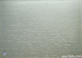 Décor de film de Matte White Color Membrane Pvc avec l'éraflure de relief résistante