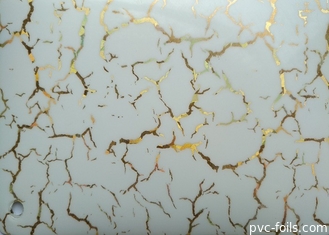Film décoratif imprimé à haute brillance ignifuge de PVC pour la surface de stratification