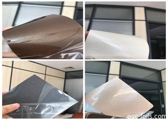 Film décoratif de PVC d'étincelle à haute brillance pour des portes de buffets 0.15mm