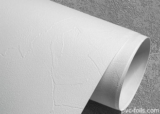 Feuille en stratifié décorative de PVC de texture de ciment pour la salle de bains de mur