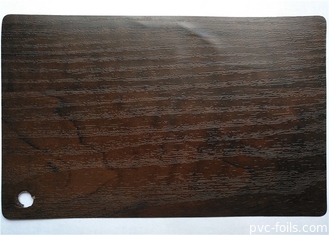 Membrane auto-adhésive d'effet d'aluminium d'enveloppe de PVC de film en bois de meubles d'intérieur