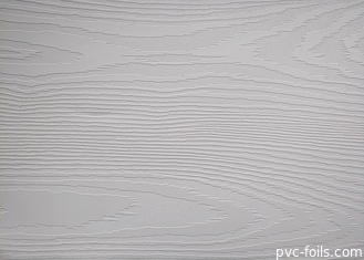 Fabricant Deep Embossed White de film d'aluminium de membrane de PVC de porte