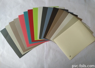 Aluminium de meubles de PVC de Matte Solid Color pour la porte de membrane de Cabinet