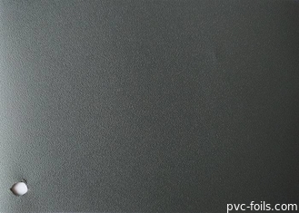 L'aluminium noir de meubles de PVC de Matte Finish de couleur raye résistant